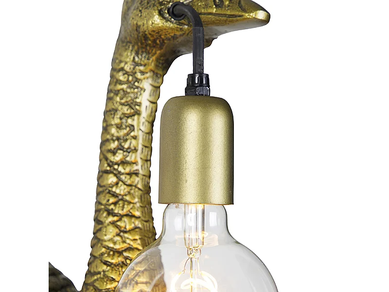 Applique vintage laiton - Oiseau chameau