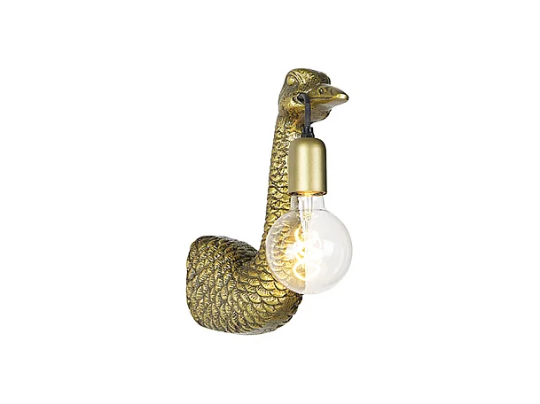 Applique vintage laiton - Oiseau chameau