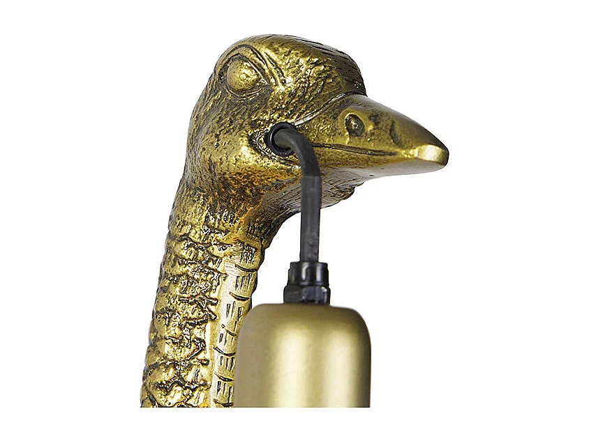 Applique murale vintage en laiton - Animal chameau oiseau