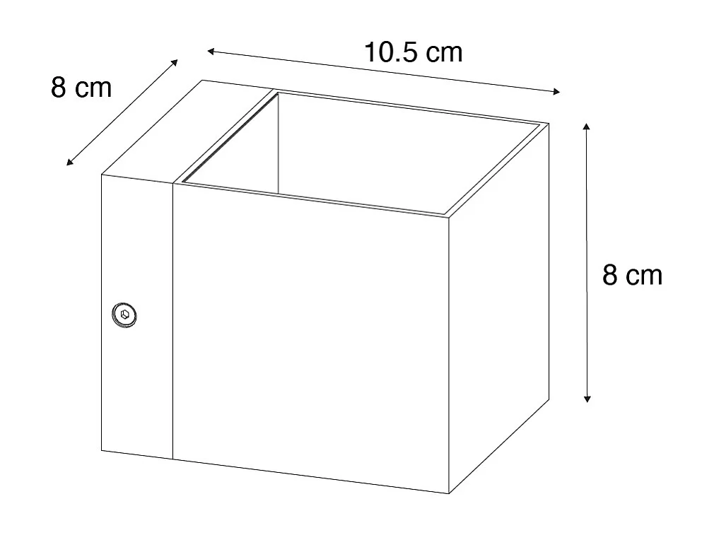 Applique murale moderne bronze foncé - Transfer