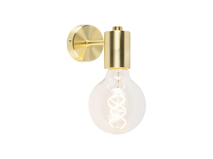Applique murale Smart Art Deco dorée avec source lumineuse WiFi G95 - Facil