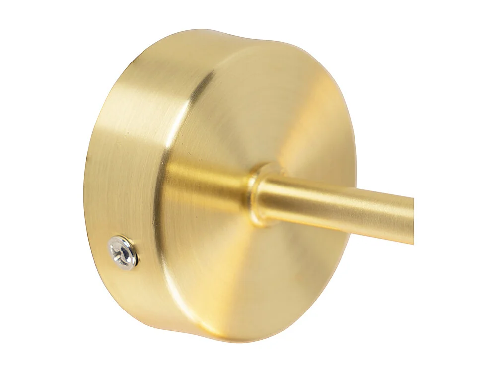 Applique murale Art déco dorée avec ampoule G95 WiFi - Facil