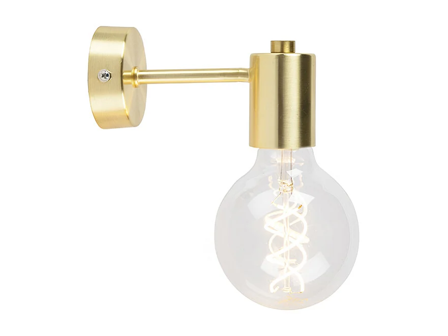 Applique murale Art déco dorée avec ampoule G95 WiFi - Facil