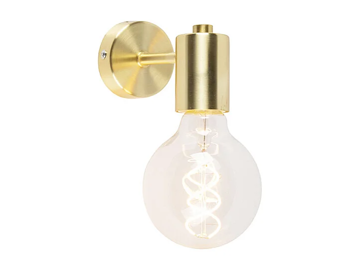 Applique murale Art déco dorée avec ampoule G95 WiFi - Facil
