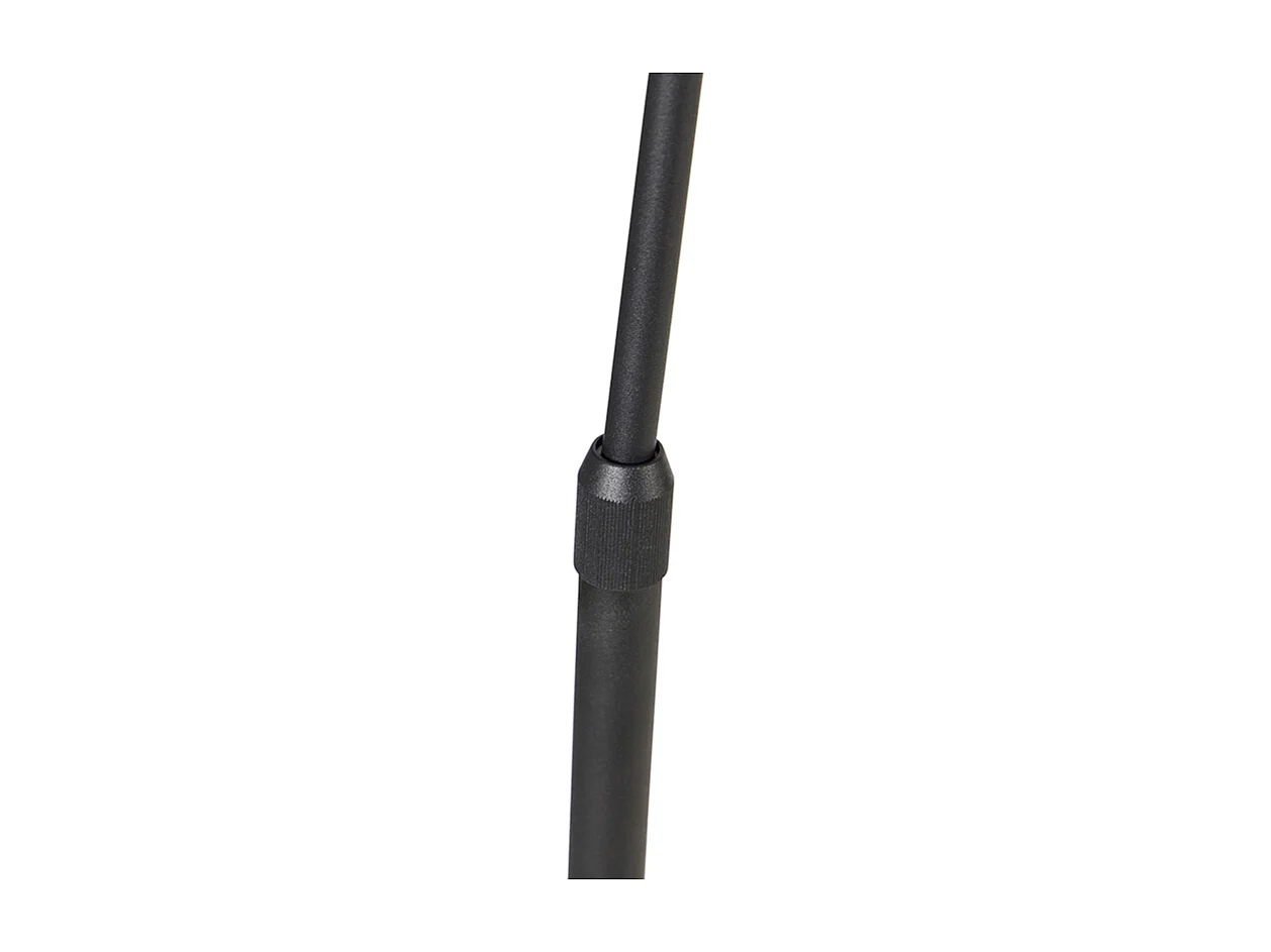 Lampe d'arche moderne noire avec or - Arc Basic
