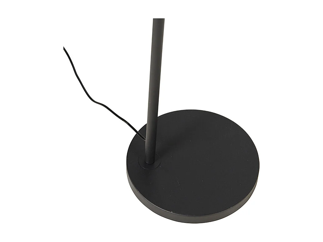 Lampe d'arche moderne noire avec or - Arc Basic