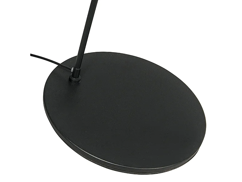 Lampadaire moderne en arc noir - Vinossa