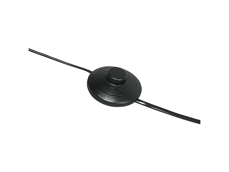 Lampadaire moderne en arc noir - Vinossa