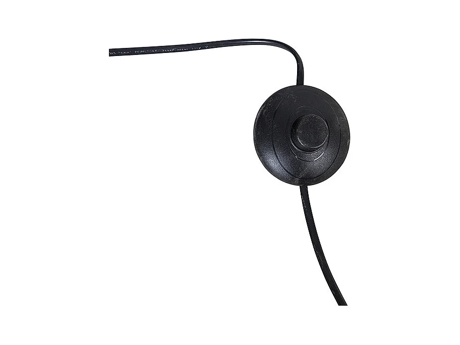 Lampe d'arc en laiton avec abat-jour en tissu gris et marbre gris 45 cm - XXL