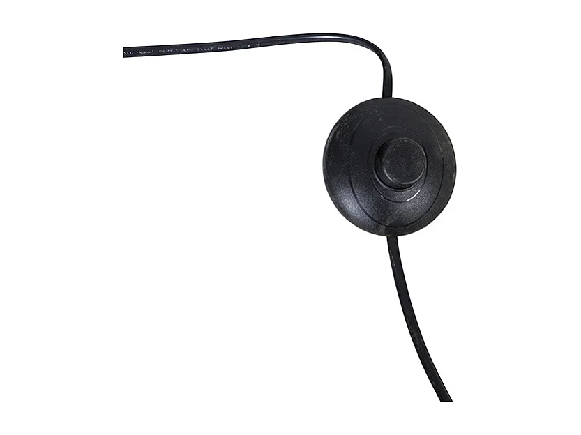 Lampe d'arc en laiton avec abat-jour en tissu gris et marbre gris 45 cm - XXL