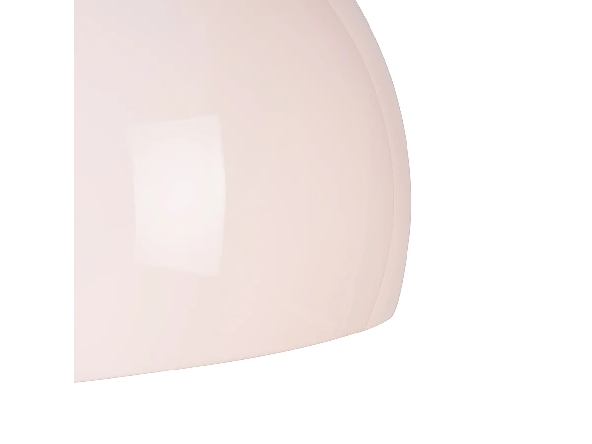 Lampe à arc intelligente chrome avec abat-jour blanc avec Wifi A60 - Arc Basic