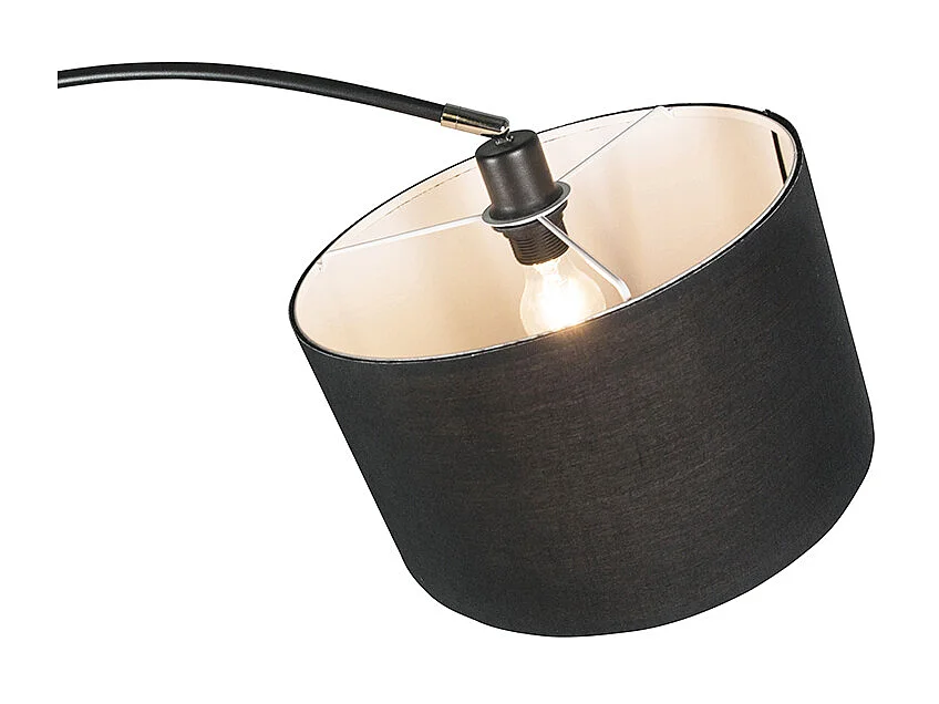 Lampe à arc moderne intelligente noire avec WiFi G95 - Vinossa