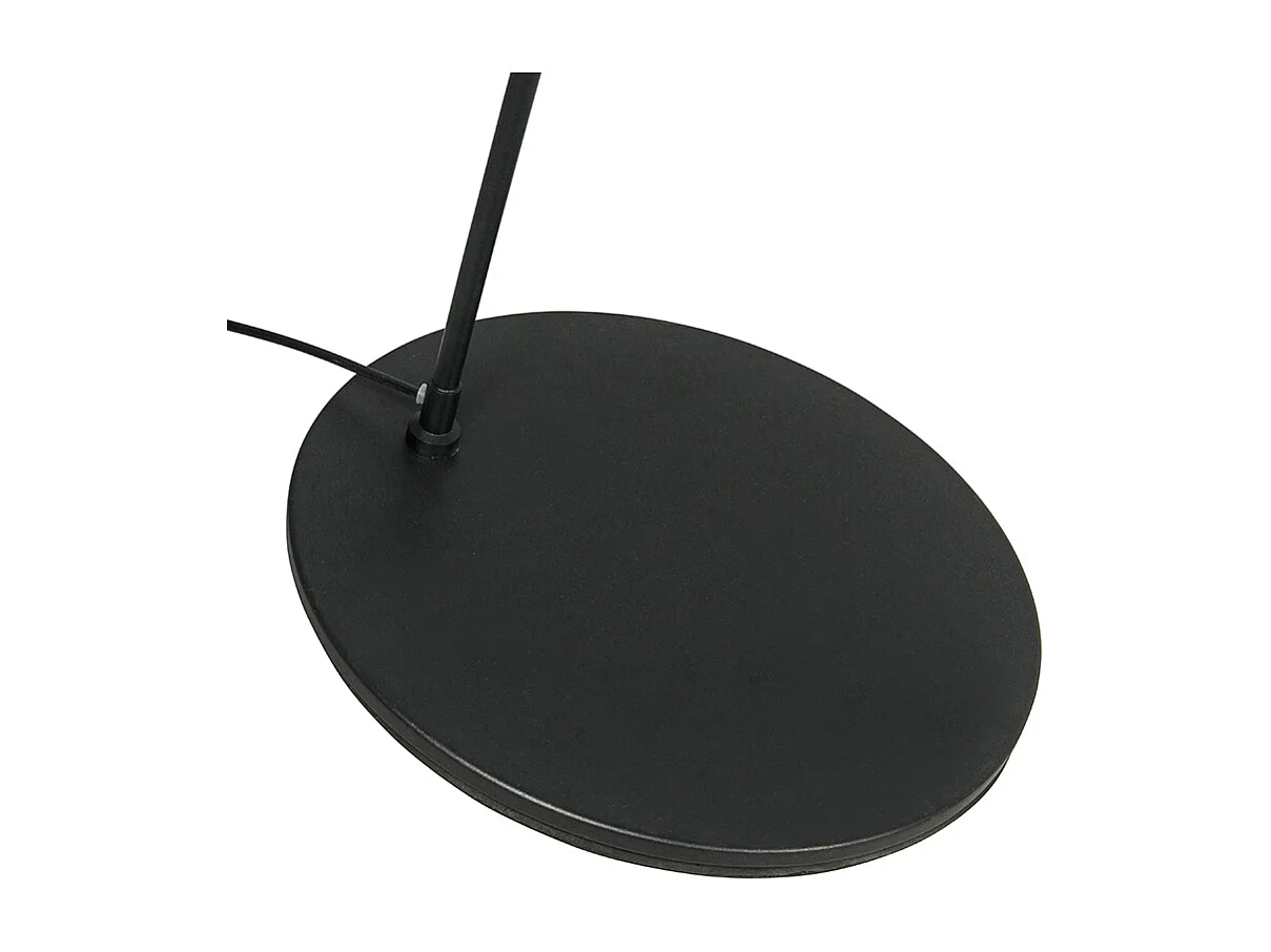 Lampadaire moderne en arche noir avec WiFi G95 - Vinossa