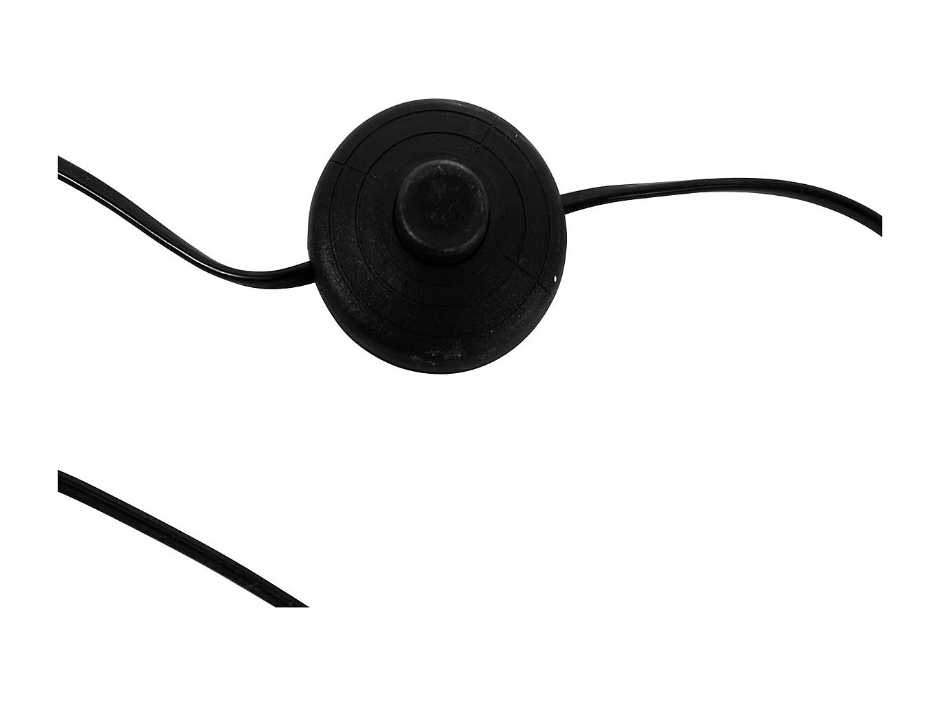 Lampe à arc en acier avec abat-jour en tissu blanc 50 cm - XXL