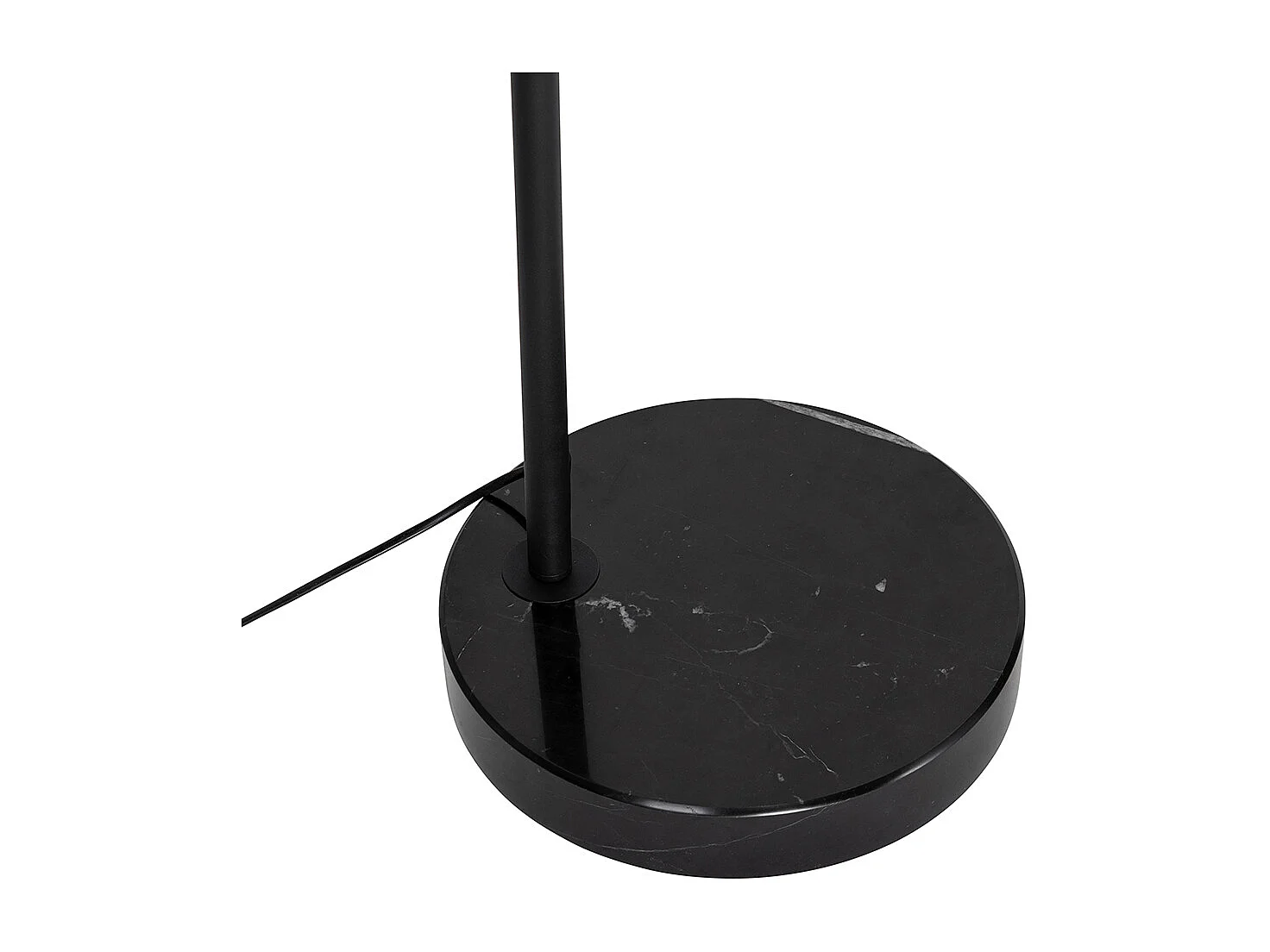 Lampe à arc moderne noire avec verre fumé - Arc