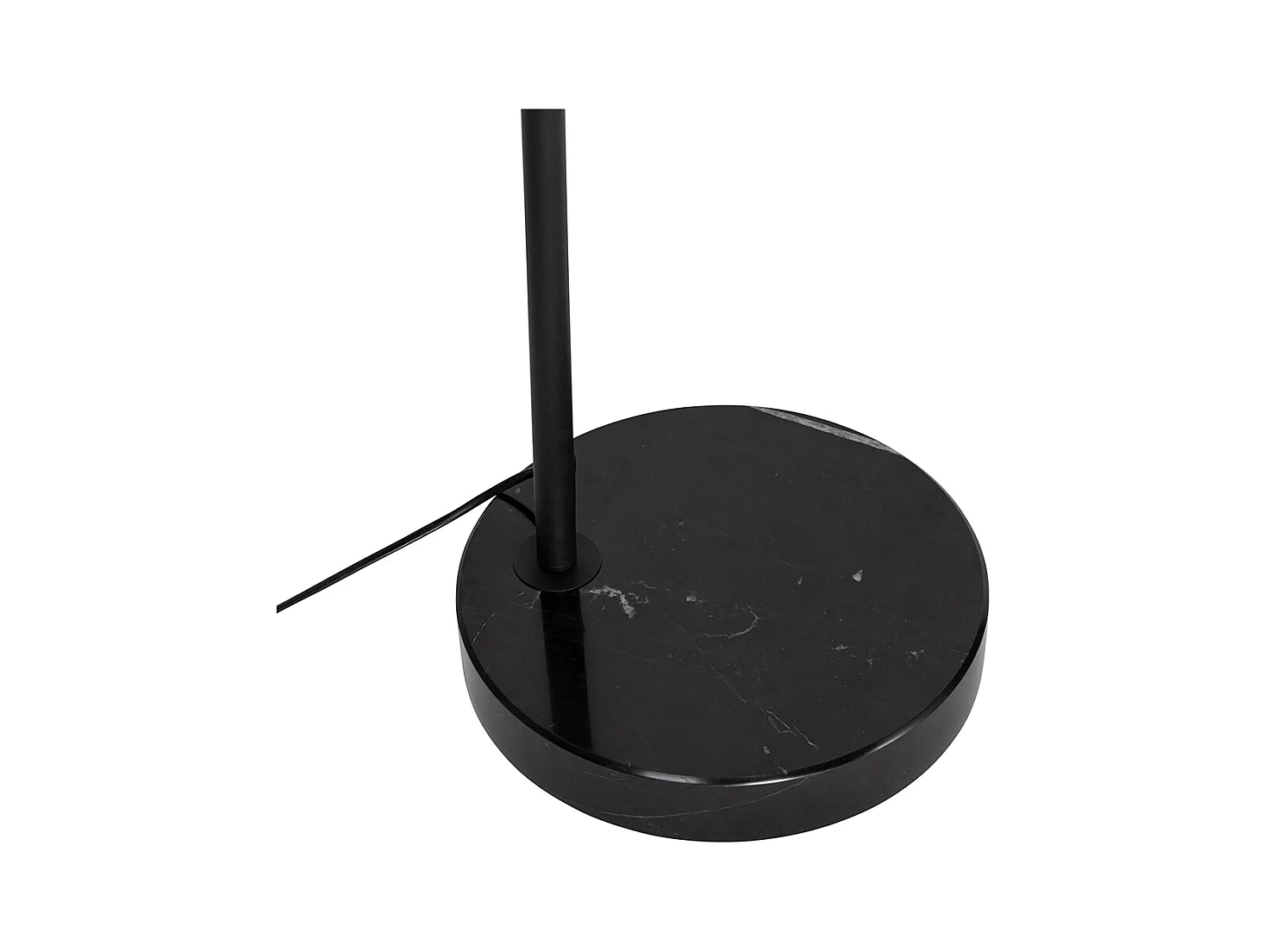 Lampe à arc moderne noire avec verre fumé - Arc