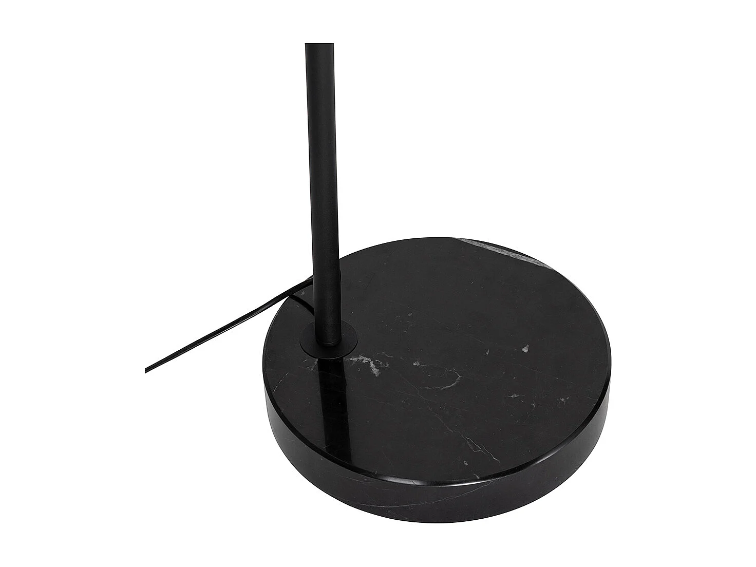 Lampe d'arche moderne noire avec verre fumé - Arc