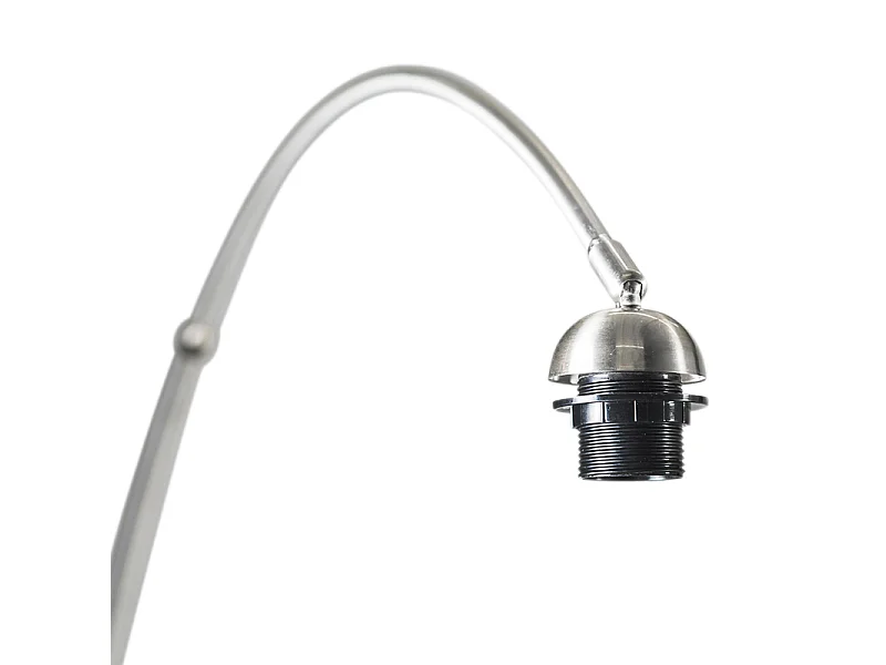 Lampe à arc en acier avec abat-jour vert mousse 50/50/25 - XXL