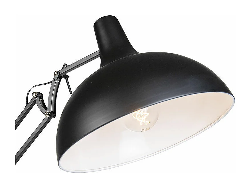 Lampadaire industriel noir réglable - Hobby