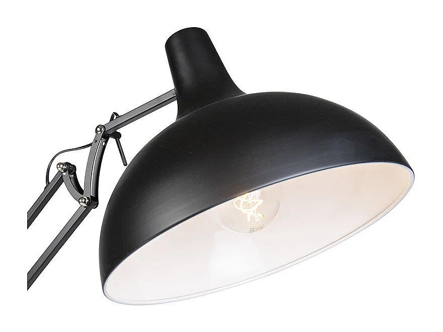 Lampadaire industriel noir réglable - Hobby