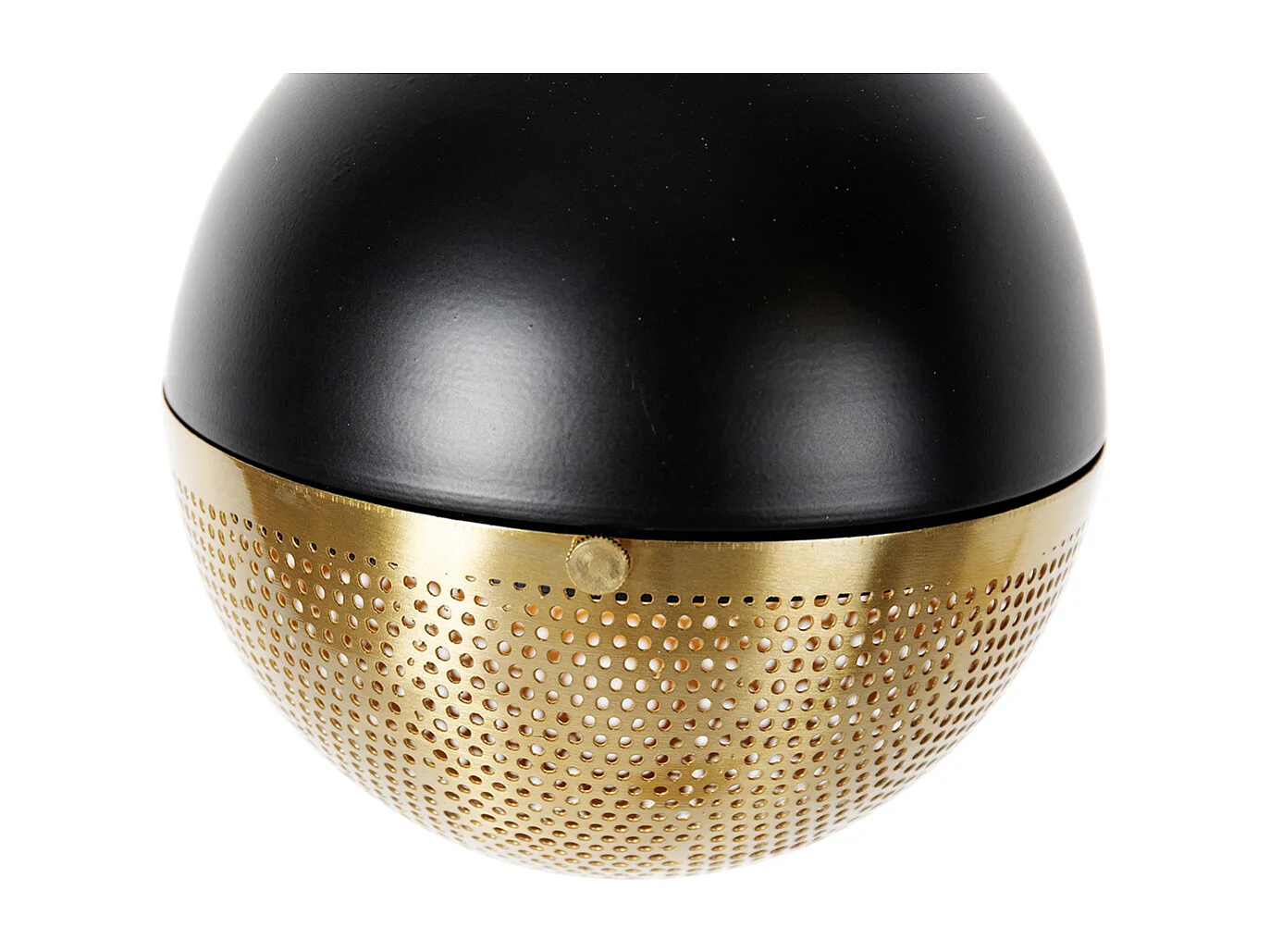 Lampadaire industriel noir avec laiton 2 lumières - Haicha