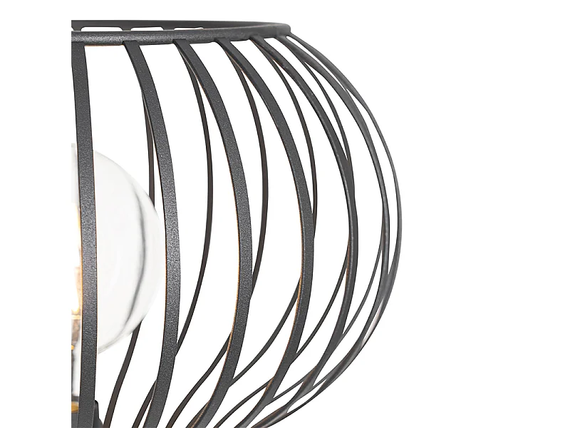 Lampadaire moderne noir - Saphira