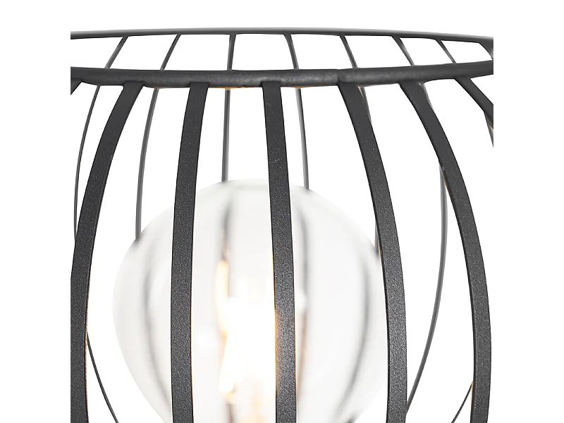 Lampadaire moderne noir - Saffira