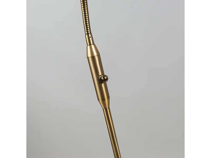 Lampadaire moderne bronze avec LED - Eva