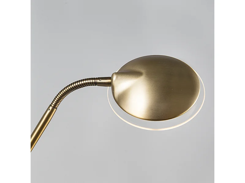 Lampadaire moderne bronze avec LED - Eva