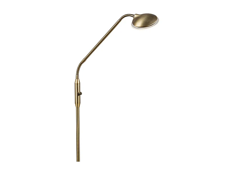 Lampadaire moderne bronze avec LED - Eva
