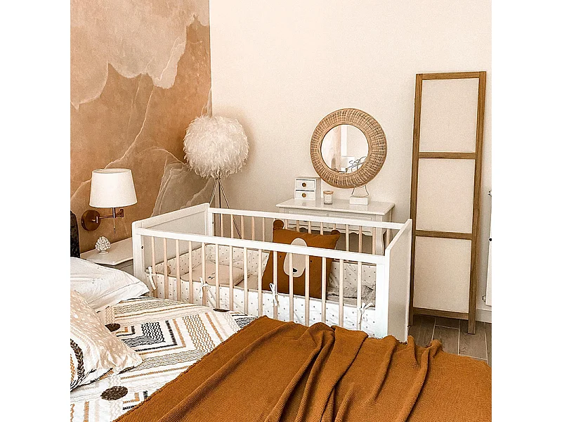 Lampadaire style campagnard acier avec blanc - Feather