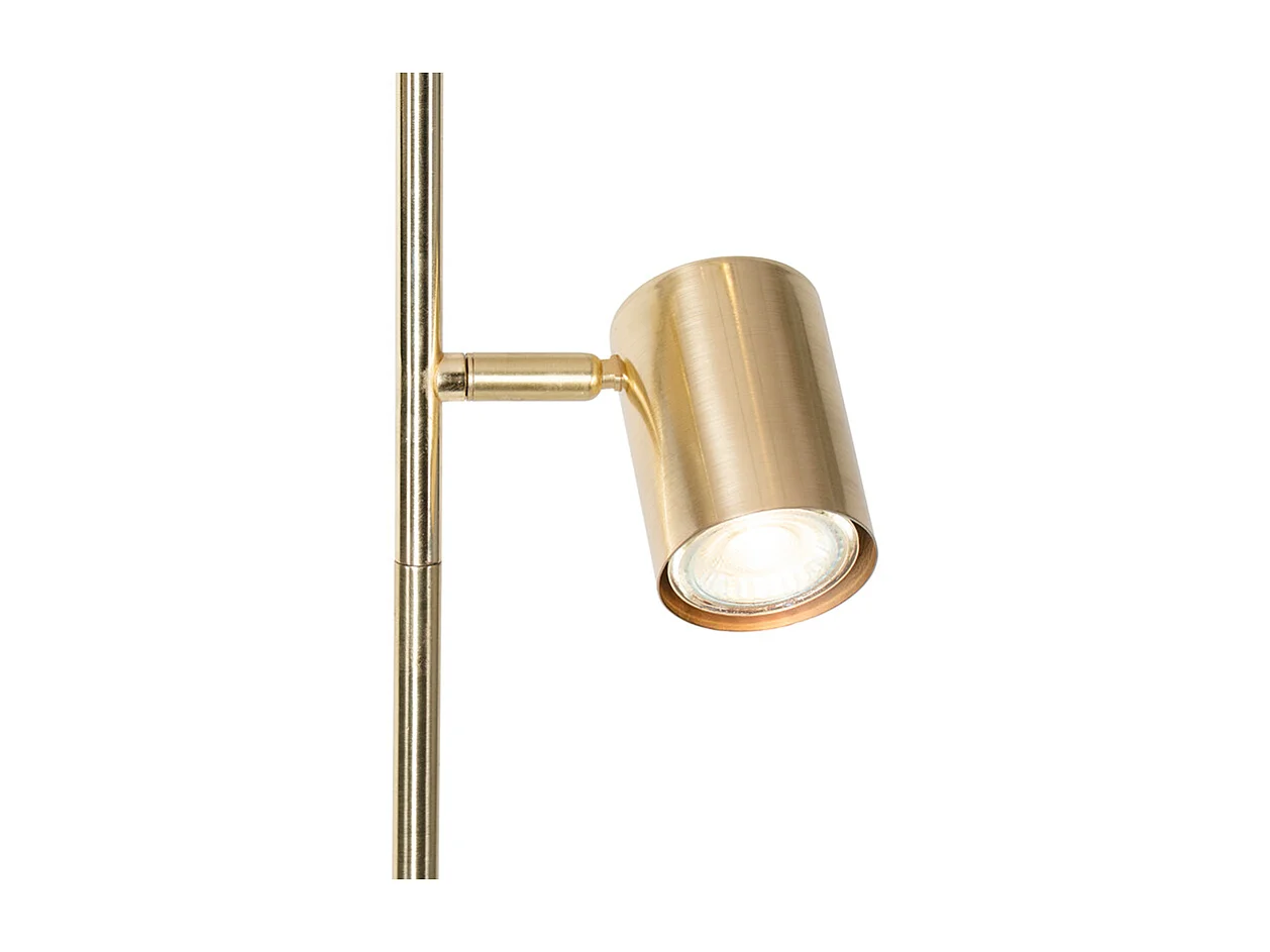 Lampadaire moderne en laiton 3 lumières - Jeana