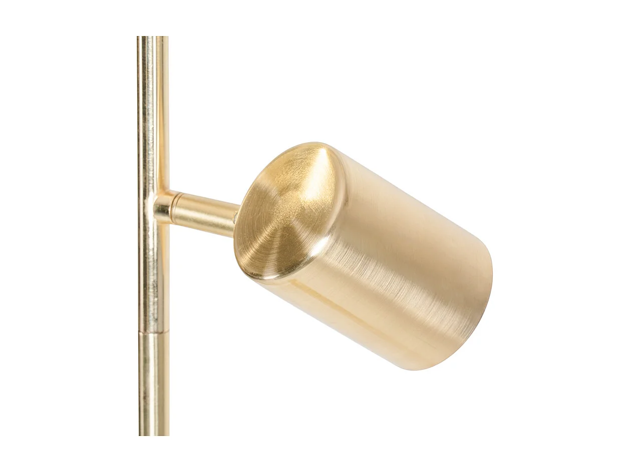 Lampadaire moderne en laiton 3 lumières - Jeana