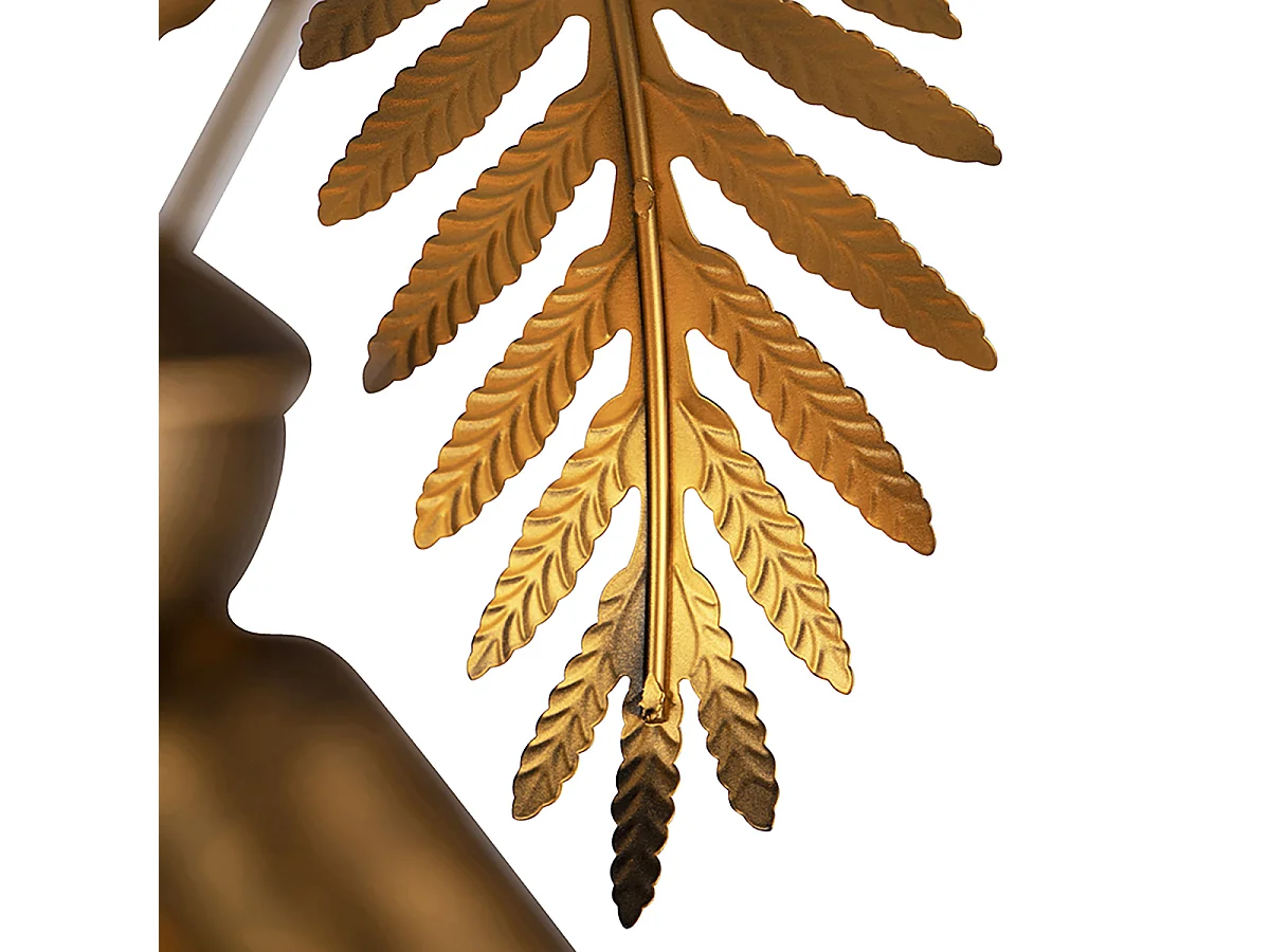 Lampadaire intelligent doré 156cm avec 2 Wifi G95 - Botanica