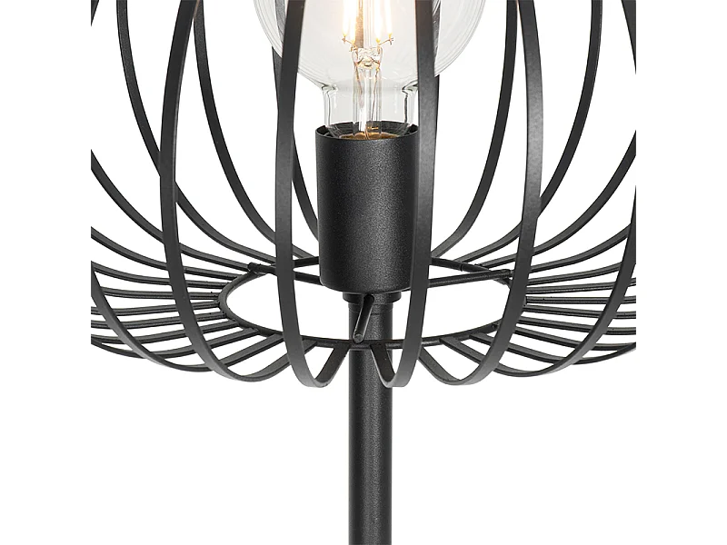 Lampadaire design noir - Johanna