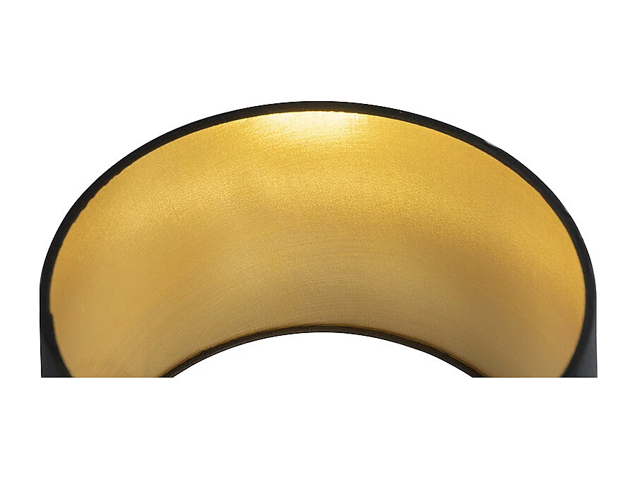 Lampadaire noir avec abat-jour noir et bras réglable - Ladas Deluxe