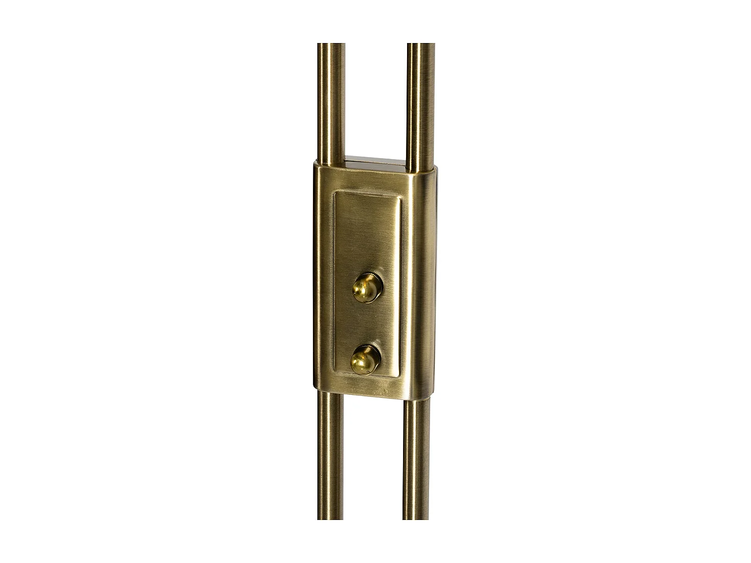 Lampadaire bronze avec LED et variateur avec lampe de lecture - Kelso