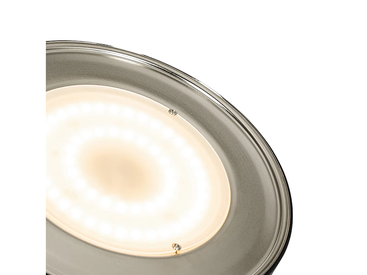 Lampadaire bronze avec LED et variateur avec lampe de lecture - Kelso