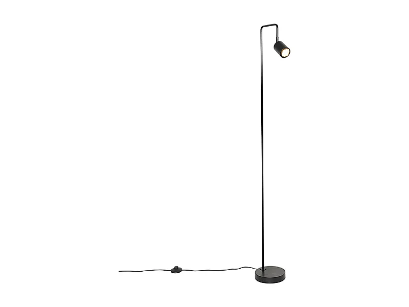 Lampadaire moderne noir orientable - Java