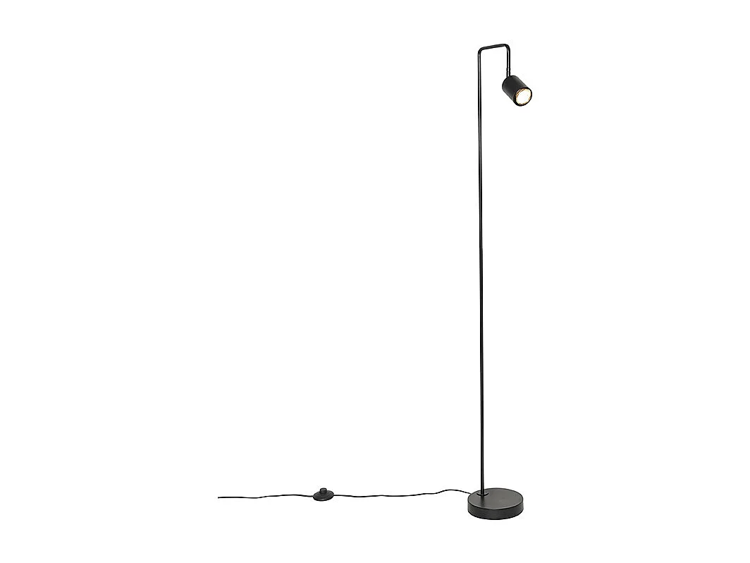 Lampadaire moderne noir réglable - Java