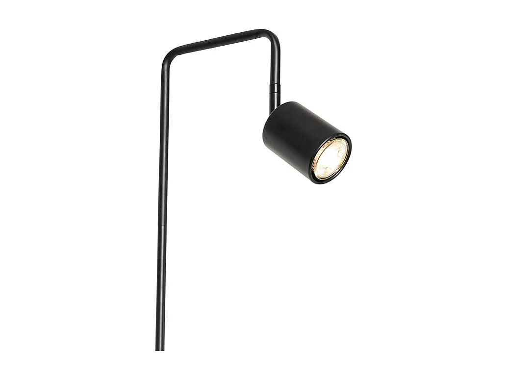 Lampadaire moderne noir réglable - Java