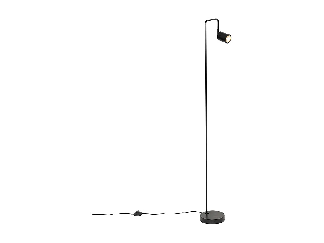 Lampadaire moderne noir réglable - Java