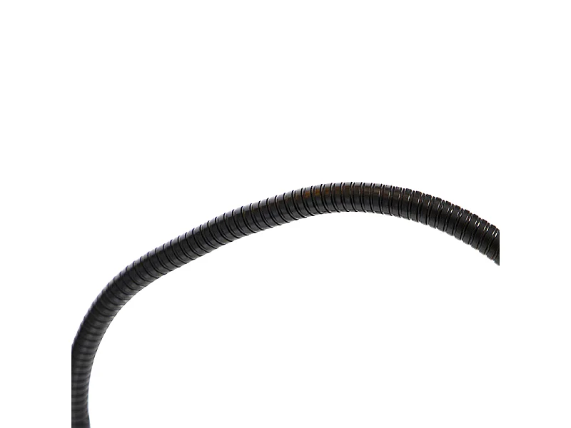 Lampadaire classique noir avec or et liseuse - Retro