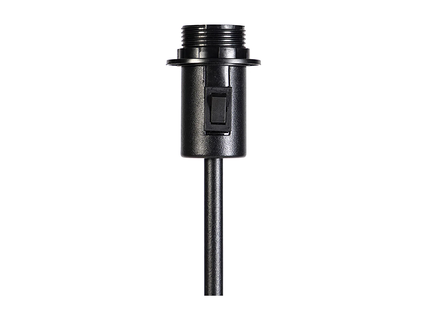 Lampadaire noir réglable avec abat-jour gris clair 50 cm - Parte