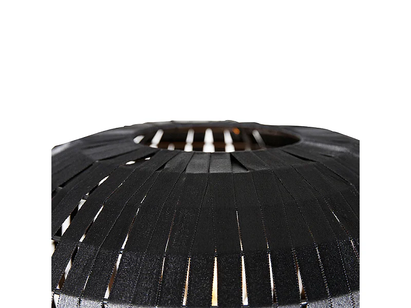 Lampadaire moderne trépied noir - Zoë