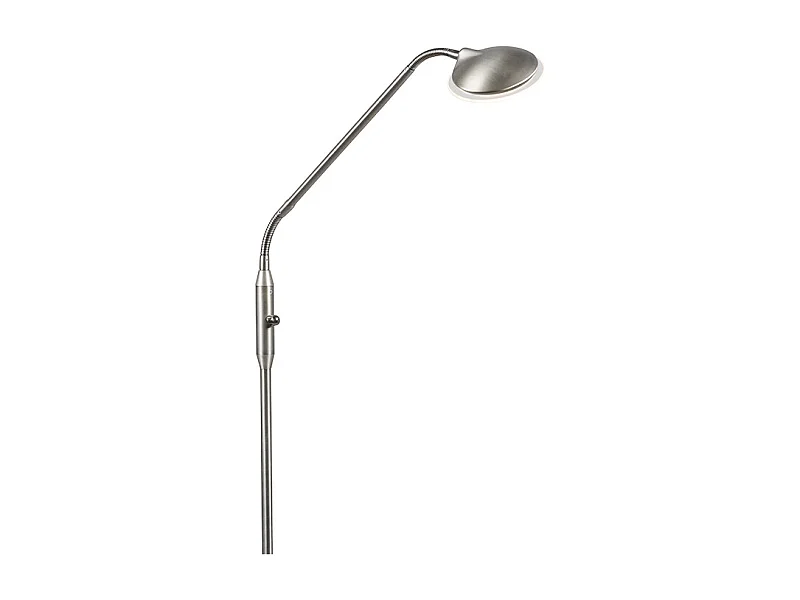 Lampadaire moderne en acier avec LED intégrée - Eva