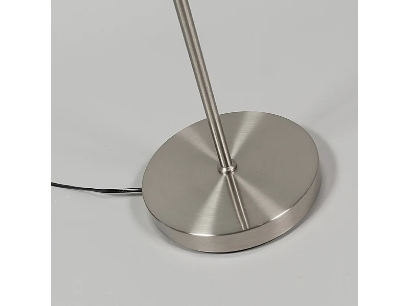 Lampadaire moderne en acier avec LED intégrée - Eva