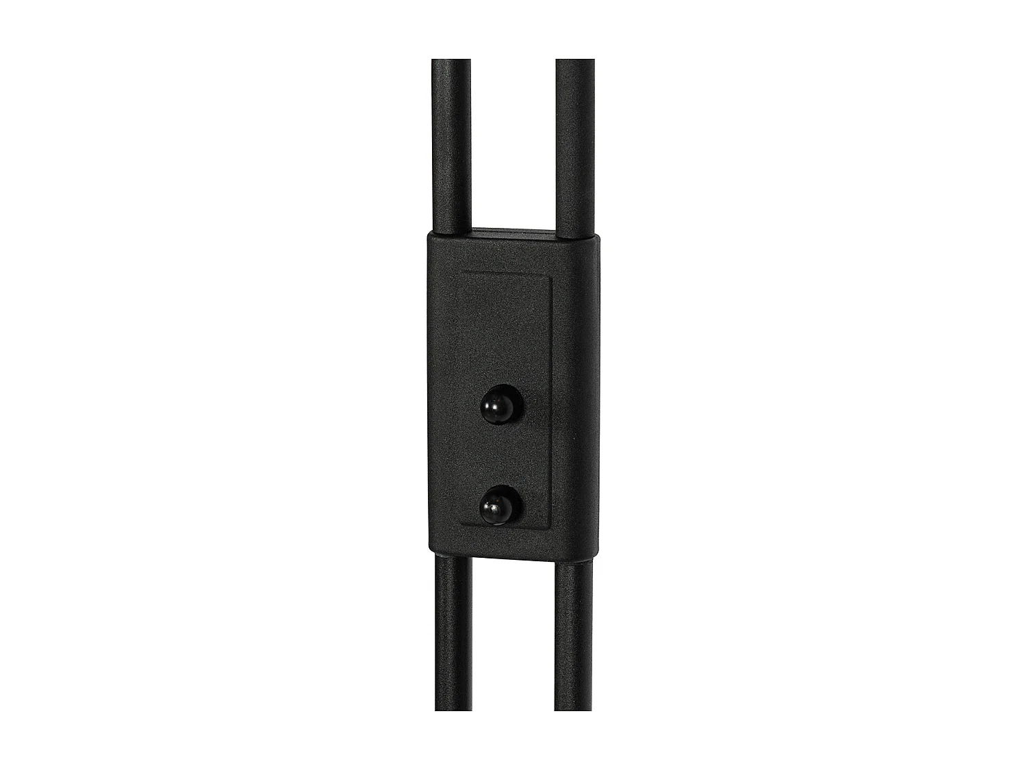 Lampadaire noir avec LED et variateur avec liseuse - Kelso