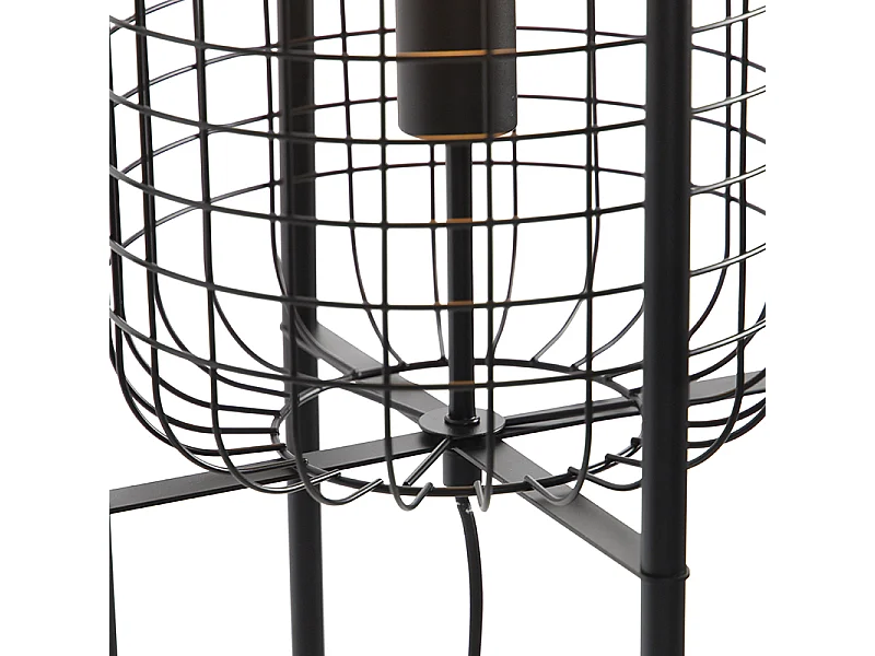 Lampadaire industriel noir - Bliss Vefa