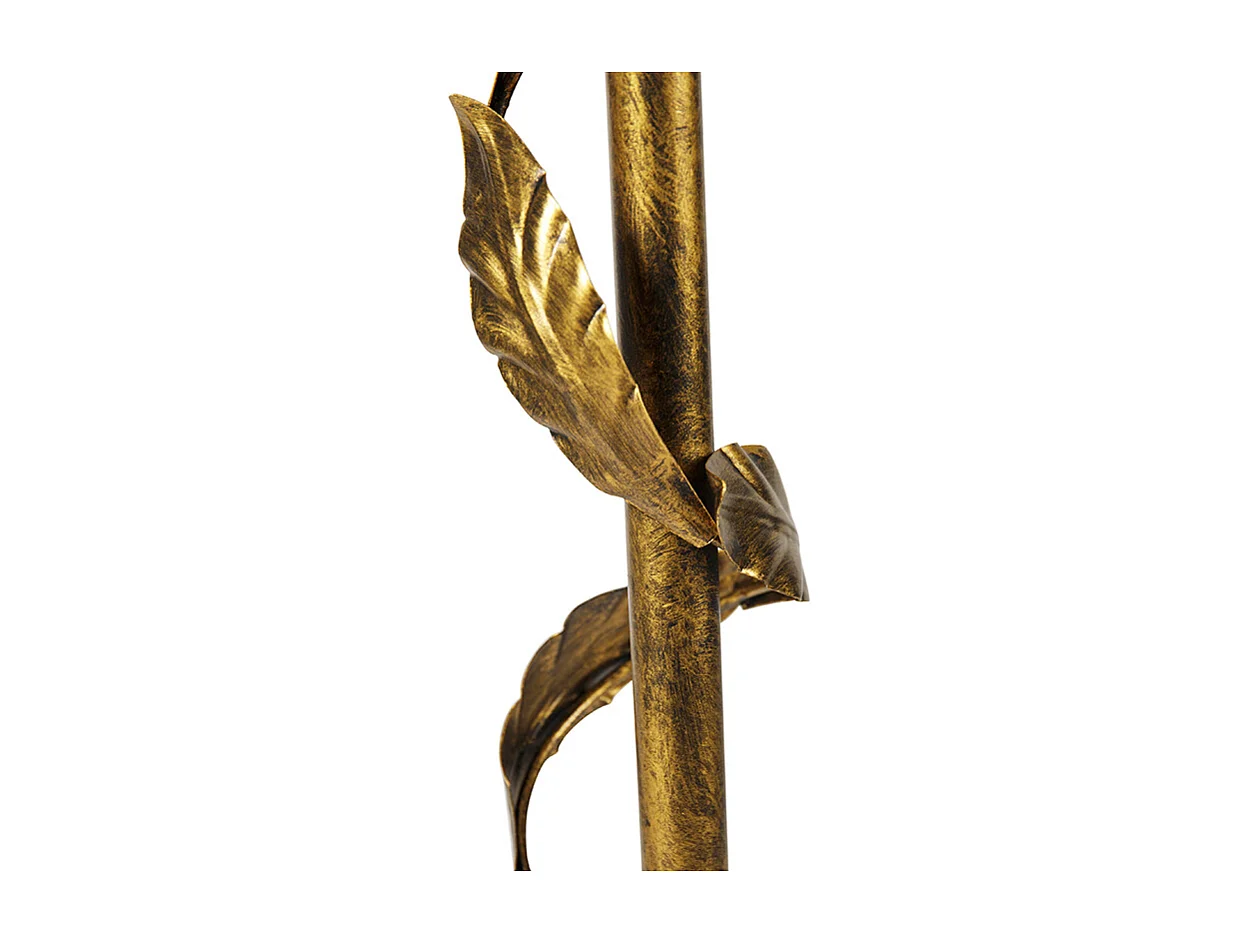 Lampadaire vintage or antique 29 cm sans abat-jour - Linden